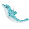 Boutique de Noël Under The Sea*Ornament Blue/Teal Dolphin, Plastic