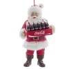 Boutique de Noël Coca-Cola*Ornament, Coca Cola Santa Claus With A Case Of Cola