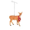Boutique de Noël Enchanted Forest*Ornament, Doe With Red Scarf
