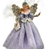 Boutique de Noël Winter Wonderland*Ornament, Elegant Snow Queen , In A Lavender And Blue Gown