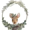 Boutique de Noël Enchanted Forest*Ornament, Fawn In Wreath