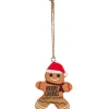 Boutique de Noël Family & Friends*Ornament, Festive Gingerbread Man, With Message "Holiday Calories Don'T Count"