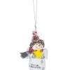 Boutique de Noël Family & Friends*Ornament, Festive Snowman With Message "Special Caregiver"