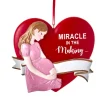 Boutique de Noël Family & Friends*Ornament, Heart Shape , Expecting Mom