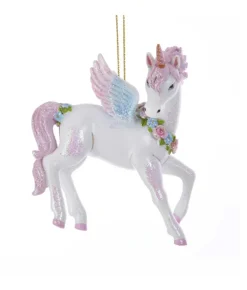 Boutique de Noël Family & Friends*Ornament, Majestic Winged Pink And White Unicorn