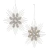 Boutique de Noël Christmas Classics*Ornament, Metal Glitter Snowflake