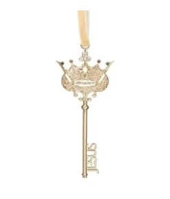 Boutique de Noël Religion*Ornament, Ornate Key With "Jesus " Wording