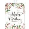 Boutique de Noël Family & Friends*Ornament, Plaque, With Message "Merry Christmas"