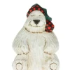 Boutique de Noël Rustic*Ornament, Polar Bear With Toque, Souvenir Of Canada. Designed By Canadian Artist
