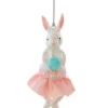 Boutique de Noël Family & Friends*Ornament, Rabbit In Pink Fabric Tutu.