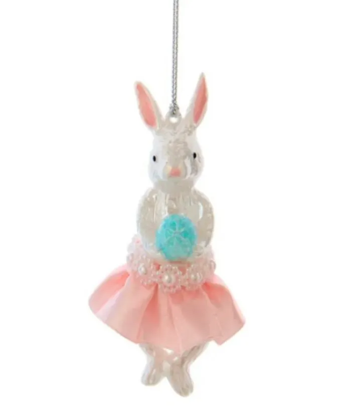 Boutique de Noël Family & Friends*Ornament, Rabbit In Pink Fabric Tutu.