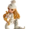 Boutique de Noël Winter Wonderland*Ornament, Red Haired Mermaid, With Silver Spangling