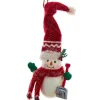 Boutique de Noël Santa'S Workshop*Ornament, "Red Hat" Snowman With Shovel
