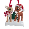 Boutique de Noël Santa'S Workshop*Ornament, Rudolph And Clarice