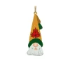 Boutique de Noël Rustic*Ornament, Santa Head With Maple Leaf Toque, Souvenir Of Canada.