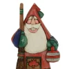 Boutique de Noël Rustic*Ornament, Santa The Curling Player, Souvenir Of Canada.