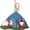 Boutique de Noël Mom'S Kitchen & Bakery*Ornament, S'Mores, Blue Tent Camper