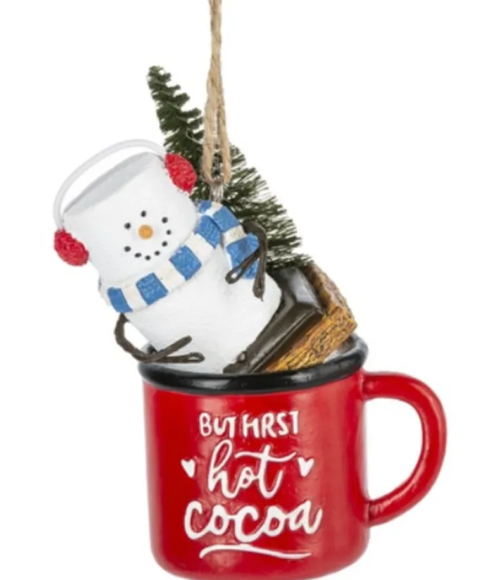 Boutique de Noël S'Mores*Ornament, S'Mores, S'More In A Red Mug (But First, Hot Cocoa)