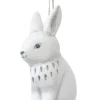 Boutique de Noël Enchanted Forest*Ornament, Snowy Bunny, Rustic Style