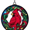 Boutique de Noël Varied Shapes*Ornament, Stained Glass, Cardinal