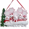 Boutique de Noël Family & Friends*Ornament, The Snowman Family, With Xmas Tree