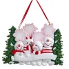 Boutique de Noël Family & Friends*Ornament, The Snowman Family, With Xmas Tree