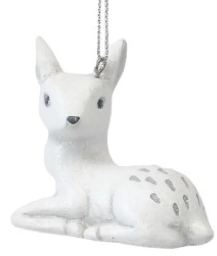 Boutique de Noël Winter Wonderland*Ornament, Winter Fawn, Contemporary Styling