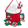 Boutique de Noël Mom'S Kitchen & Bakery*Ornament With Bells, Mug Of Hot Chocolate