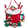 Boutique de Noël Mom'S Kitchen & Bakery*Ornament With Bells, Mug Of Hot Chocolate