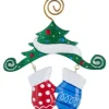 Boutique de Noël Santa'S Workshop*Ornament, Xmas Tree With 2 Mittens
