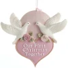 Boutique de Noël Family & Friends*Our First Christmas Together'' Heart With Doves Ornament