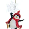 Boutique de Noël Christmas Classics*Penguin With Snowflake Ornament