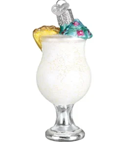 Boutique de Noël Mom'S Kitchen & Bakery*Pina Colada Glass Ornament