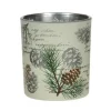 Boutique de Noël Miscellaneous*Pinecone Glass Candle Holder