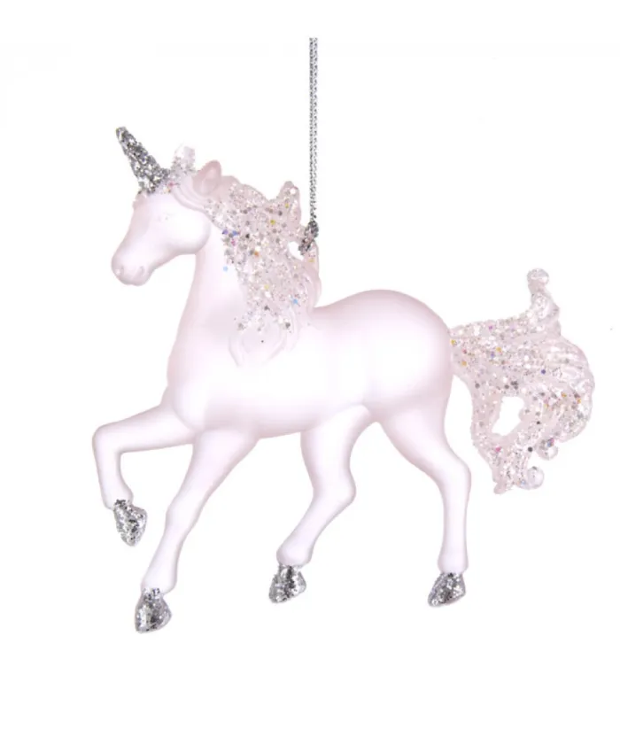 Boutique de Noël Family & Friends*Pink Unicorn With Glitter, Ornament