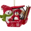 Boutique de Noël Family & Friends*Polar Bear And Penguin In Gondola Ornament
