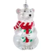 Boutique de Noël Varied Shapes*Polar Bear Glass Ornament