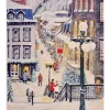 Boutique de Noël Christmas Classics*Post Card, Souvenir Of Quebec, Winter Scene, " L'Heure Magique".