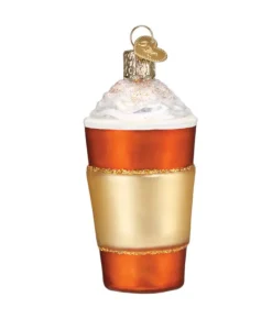 Boutique de Noël Mom'S Kitchen & Bakery*Pumpkin Spice Latte Glass Ornament