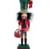 Boutique de Noël Ballet & Nutcrackers*Red Wine Themed 14" Tall Nutcracker
