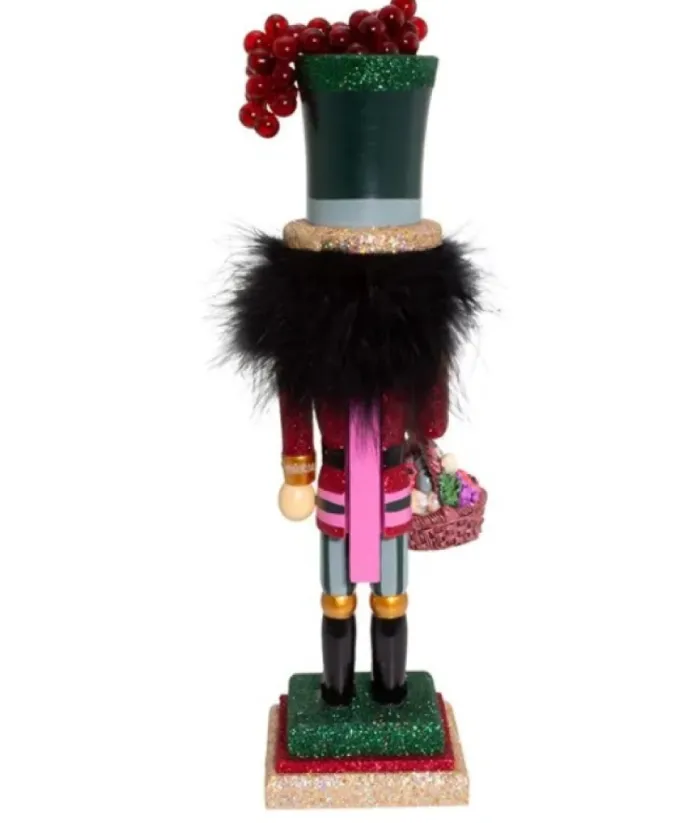Boutique de Noël Ballet & Nutcrackers*Red Wine Themed 14" Tall Nutcracker