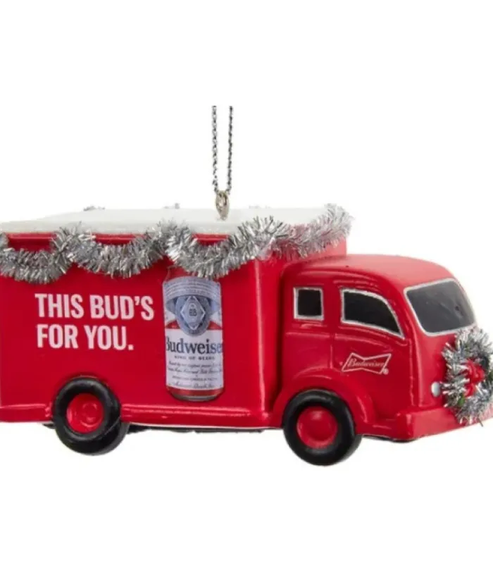 Boutique de Noël Mom'S Kitchen & Bakery*Resin Ornament, Vintage Budweiser Truck
