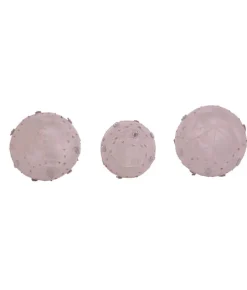 Boutique de Noël Glass Ball Boxes*Round, Onion And Filial White Glass Balls, 80Mm, Box Of 3