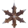Boutique de Noël Rustic*Rustic Snowflake Ornament