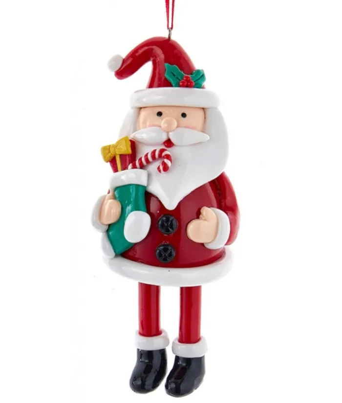 Boutique de Noël Christmas Classics*Santa Dangling Legs Ornament