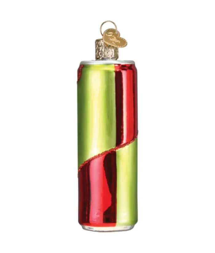 Boutique de Noël Mom'S Kitchen & Bakery*Santa Seltzer, Glass Ornament