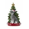 Boutique de Noël Family & Friends*Schnauzer Ornament With Christmas Tree