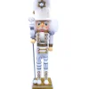 Boutique de Noël Winter Wonderland*Silver And Gold Nutcracker 18" Tall
