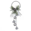 Boutique de Noël Enchanted Forest*Silver And White Bell Door Hanger