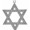Boutique de Noël Religion*Silver Star Of David Ornament